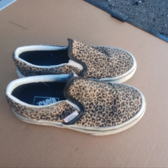 Kids vans leopard print shoes - Picture 3 of 7